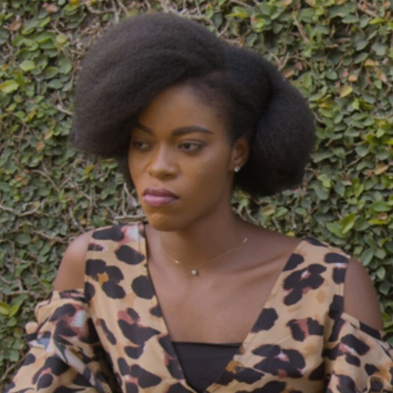 Lucille Love as Mary on the set of Nollywood Drama Series UniLife. Nigerian University Series. UniLife Drama Series.